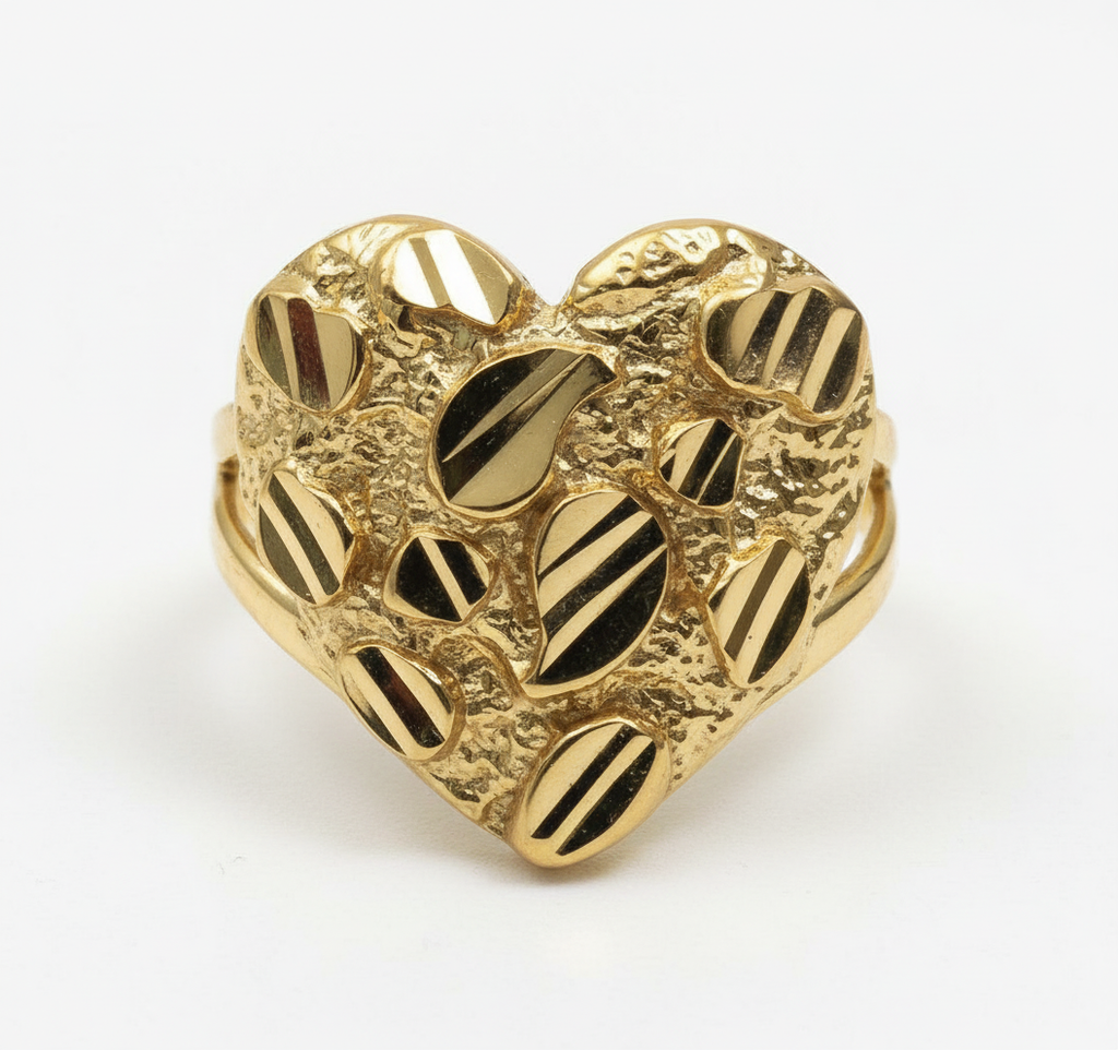 Heart Nugget Ring