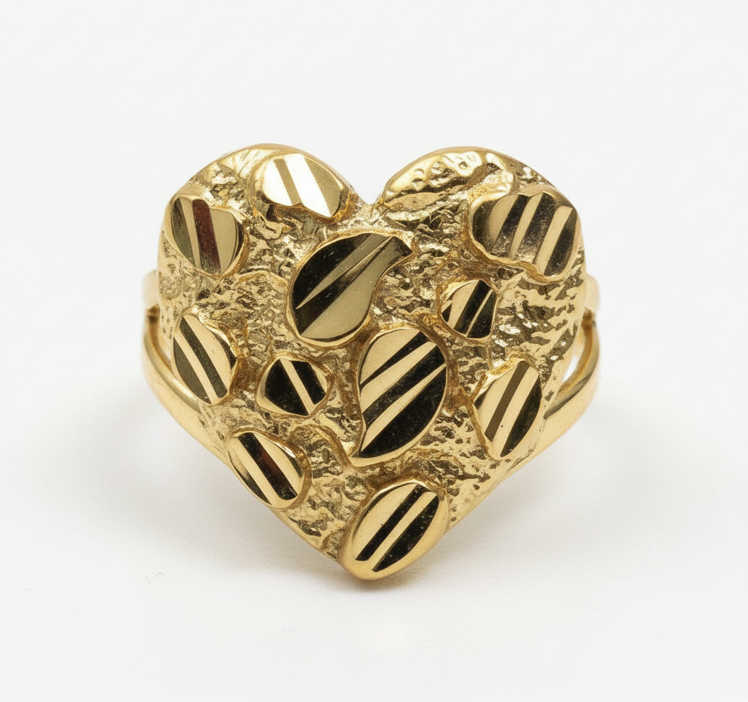 Heart Nugget Ring