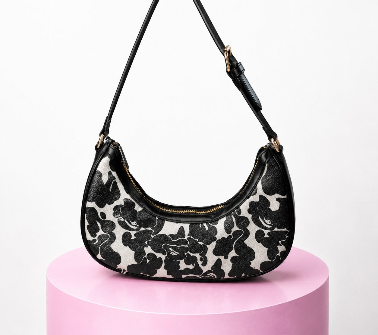 Black Camo Moon Purse
